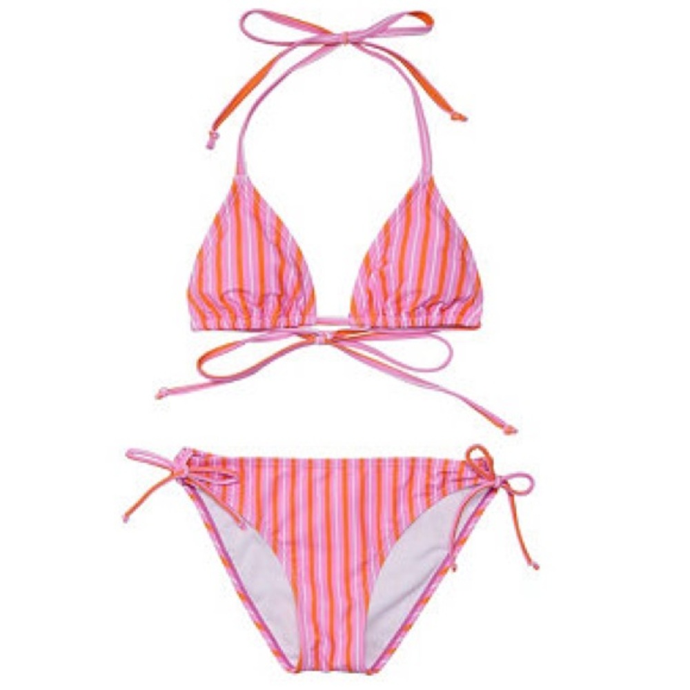 Snapper Rock Stripy Triangle Teen Bikini 14